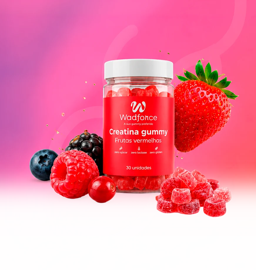 Wadforce Creatina Gummy Frutas Vermelhas